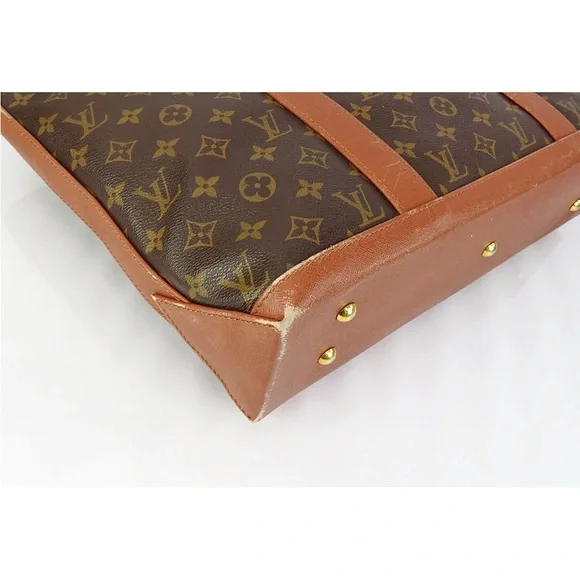 Louis Vuitton Brown and Tan Monogram Handbag - Picture 10 of 16